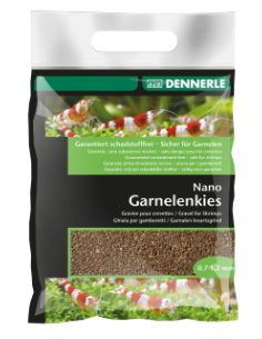 Nano Gravier Crevettes Brun Borneo 0.5-1.2mm 2Kg Dennerle Dennerle - 1