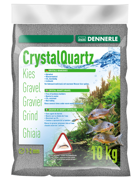 Gravier Quartz Gris Ardoise 1-2mm Dennerle Dennerle - 1