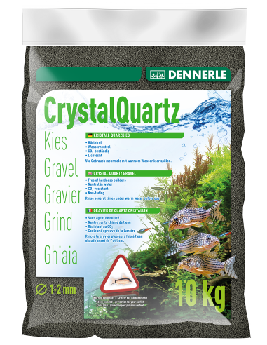 Gravier Quartz Noir 1-2mm Dennerle Dennerle - 1
