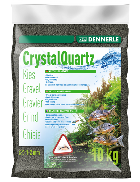 Gravier Quartz Noir 1-2mm Dennerle Dennerle - 1