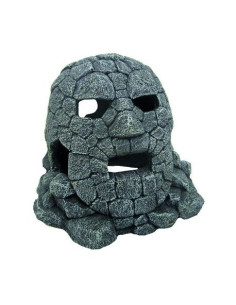 Maya Stone Head 12,5x11,5x10,5cm AMTRA - 1
