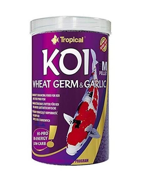 Koi Wheat Germ & Garlic Pellet "M" 1l Boite Tropi TROPICAL - 1