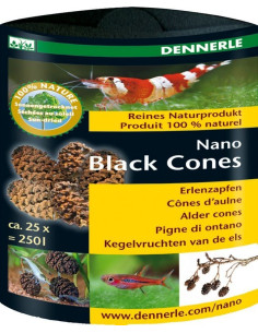 Nano Cone Alder Black 25 St. Dennerle Dennerle - 1