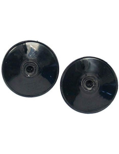 Longlife Suction Cups Large Black 2st. Dennerle Dennerle - 1