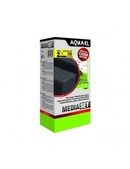 Standaard Foam voor Asap Filter 700 (2st) Aquael AQUAEL - 1