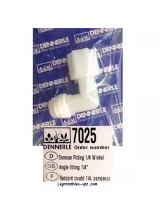 Osmoseur Raccord Coudé 1/8"Dennerle Dennerle - 1