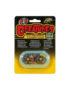 Creatures Dual Thermomètre & Hygromètre Gauge Zoo ZOOMED - 1