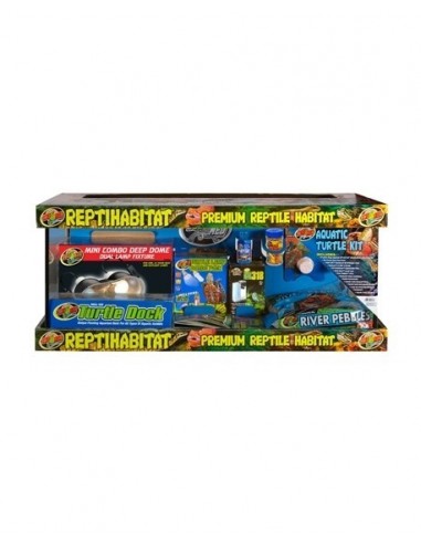 Reptihabitat Kit waterschildpadden 76x30x30cm Zoomed ZOOMED - 1