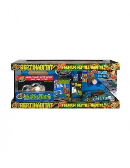 Reptihabitat Kit tortues aquatiques 76x30x30cm Zoomed ZOOMED - 1