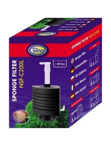 Hoeksponsfilter 200L Aqua-NoVa - 1