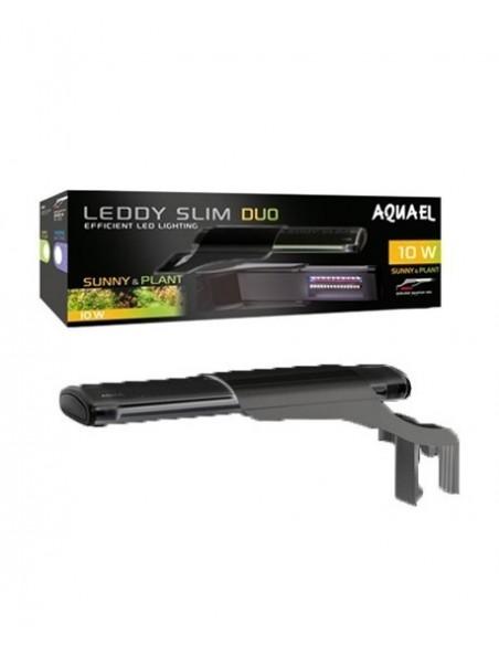LEDDY SLIM DUO ZWART 10w SUNNY & PLANT 2.0 AQUAEL - 1