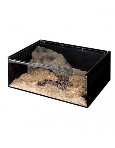 Acryl Terrarium Zwart 30x20x15cm Reptizoo Reptizoo - 2