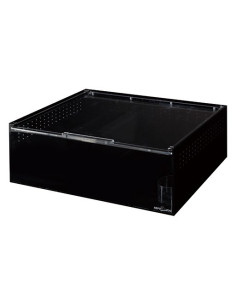 Acryl Terrarium Zwart 40x30x15cm Reptizoo Reptizoo - 1