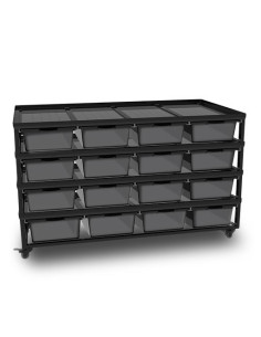 Bak per 4 met wielen 1209x459x233mm Reptizoo Reptizoo - 1