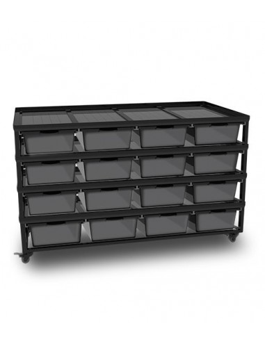 Casiers par 4 avec Roulettes 1209x459x233mm Reptizoo Reptizoo - 1